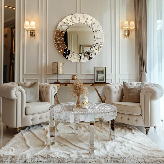 Crushed Diamond Coffee Table - Novatrends