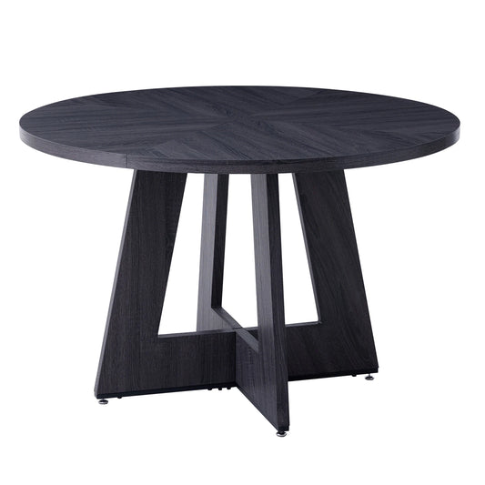 Mesa de comedor redonda de madera maciza Nordic