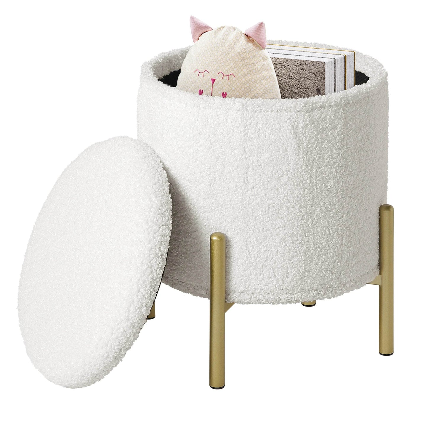 Soft Round Ottoman - Novatrends
