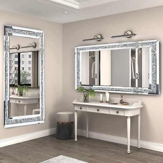 Crystal Rhinestone Diamond Mirror