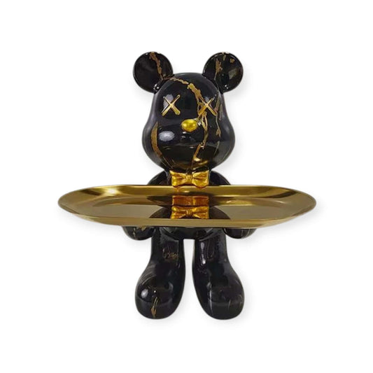 Graffiti Bear Ornament Figurine