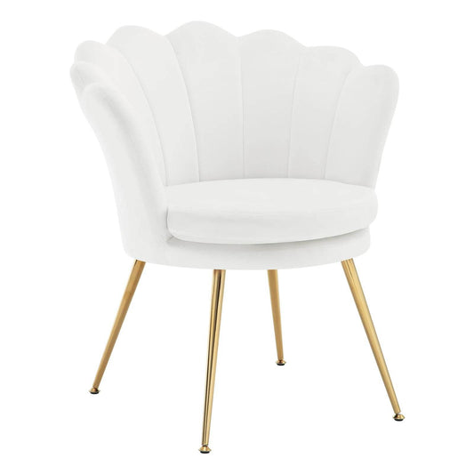 Velvet Shell Accent Chair - Novatrends