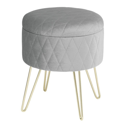 Velvet Luxe Ottoman - Novatrends