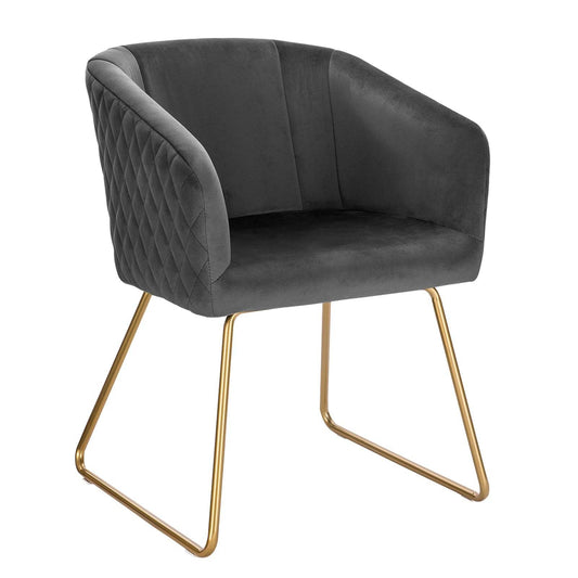 Modern Velvet Dining Chair - Novatrends