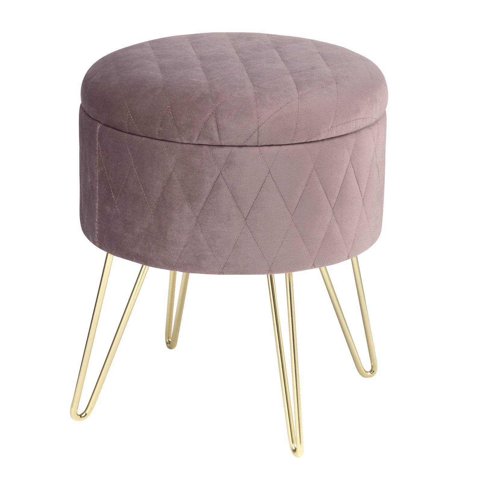 Velvet Luxe Ottoman - Novatrends