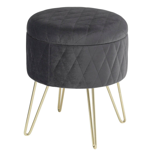 Velvet Luxe Ottoman - Novatrends