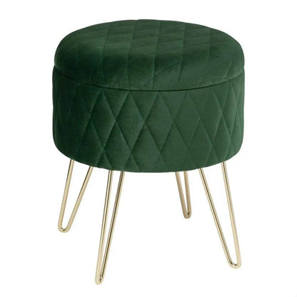 Velvet Luxe Ottoman - Novatrends
