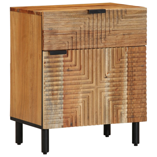 Nachtkastje 50X33X60 Cm Massief Acaciahout